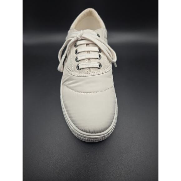 Lucky Brand Womens Katori Sneaker Wind Chime White Nylon Low Top Shoes 8.5M - Picture 3 of 5